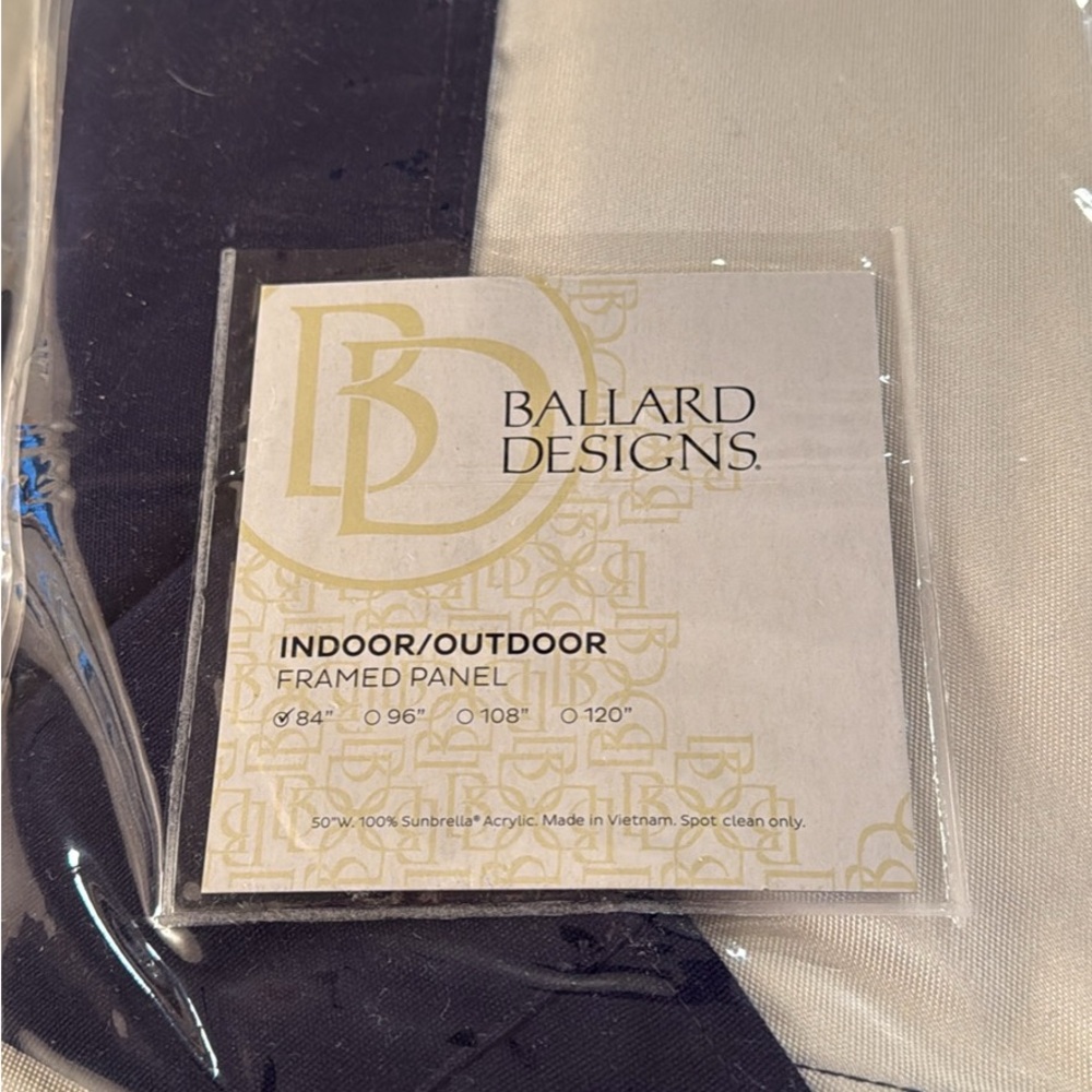 Ballard Designs Indoor/Outdoor Framed Panel